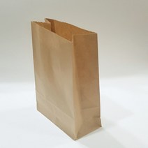 무지 각대 친환경 크라프트 종이봉투 (중) 100매set