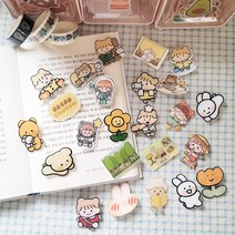 가방 브로치 패션 캐릭터 뱃지 곰돌이 배찌 토끼 강아지 소녀 옷핀 뱃찌