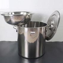 업소용 잔반 처리기 짬통 스텐 수거통 거름망 음식물