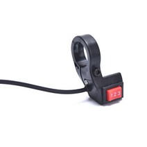 3 속도 스위치 전기 자전거 액세서리 기어 버튼 전자 모터 스쿠터 핸들 바 장착 범용, 한개옵션1