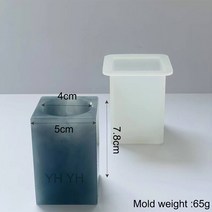 콘크리트 실리콘 캔들 홀더 몰드 촛대 티라이트 미니 보관 박스 수지 냄비
