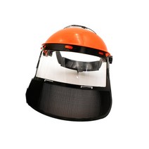 예초기보호면 (주황) 안면보호구 보안면 벌초작업 추가금X, 예초기 보호면 (주황)