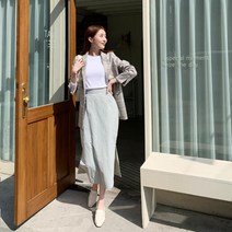 [무료배송][우수제품] 스커트 밴딩 스커트 롱스커 스커트 밴딩 스커트 롱 스커트 편한 스커트 일자 스커트 Bellos^^&&^^+++