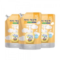 아이깨끗해 핸드워시 600ml 스파우트 리필 x 3개 / 거품형 손세정제, 1.아이깨끗해 순 600ml 리필 x 3