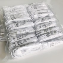 밥쇽 10 개몫 s6 이어폰 마이크와 MP3 삼성 갤럭시 S7 Edge 12h 내장, 01 WHITE