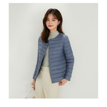YAPOGI 봄철 여성 오리털 경량 패딩 자켓