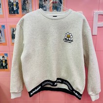 애플핑크 밑단로로밴드겨울기모티셔츠JBK8R744GSM