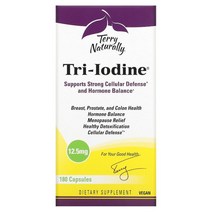 Terry Naturally (테리 내추럴리) Tri-Iodine 12.5mg 캡슐 180정, 12.5 mg, 180 Count