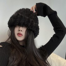 겨울방한모자 일본 털비니 여 추동 비니 두꺼운 귀마개 방한용 얼굴 작은 패션