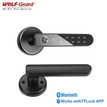 무타공 안면인식 디지털 도어락 푸시풀 지문 얼굴 손잡이 도어록 스마트 열쇠가없는 항목 암호 ttlock 앱 해제 홈 아파트 사무실 침실 alexa google, 협력사, ttlock 앱 버전