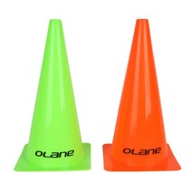 축구교실 지그재그 장애물 꼬깔 라바콘 꼬깔표시 연습, 오렌지