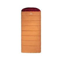 TEton 이튼 스포츠 Bridger 캔버스 침낭 -35˚F -20˚F 0˚F 20˚F 학위 옵션 - 추운 날씨 겨울 올 시즌 야외 장비 자동차 및 텐트 캠핑 액세서리 필수, Pecan (Red Poly Liner), Long (20F)