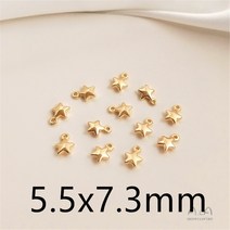 14K 골드 채워진 중공 곡선 심장 모양의 액세서리 diy 첫 번째 연결 귀걸이 매달려 장식품, 10PCS, 03 5.5x7.3mm