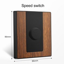 스위치프로콘 닌텐도 호환 SANDIY Pc 범용 벽 스위치 1/2/3/4 Gang 1/2 웨이 실버 그레이 8686mm On/Off 제, 09 Speed Switch