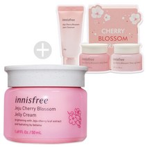 이니스프리 제주 왕벚꽃 젤리 크림+미라클 듀이 모닝 키트 증정, 1개