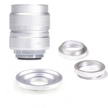 실버 fujian 25mm f1.4 aps c cctv 렌즈 어댑터 링 2 캐논 ef, 협력사, 캐논 ef-m