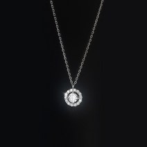 여성 주얼리 반지 목걸이 여자 취업 선물 아내 생일 기프트 20대 30대 심플 친구 팔찌 팬던트 데일리룩 악세사리 패션 새로운 스털링 실버 라운드 펜던트 다이아몬드 쇄골