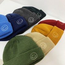 국내제작 데일리 비니 자수 니트비니 숏비니 스키장모자 커플비니