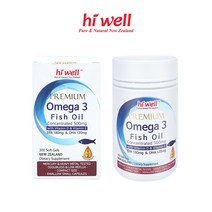 하이웰 뉴질랜드 오메가 3 1000mg 비타민 D E 300캡슐, 1박스