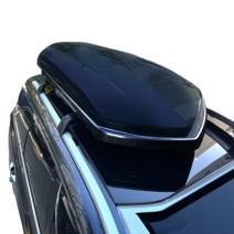 차량용 루프박스 루프백 자동차 캐리어 SUV 승용차 대용량 캠핑 방수 짐 지붕 수납, 750L, 블랙+가로바 포함