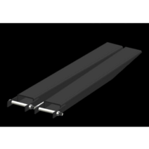 지게차 보조 발 연장 포크 지게발 지겟발 확장 덧발, 2-2.5 톤 130x50x2.0 미터