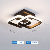 엔틱 모던 샹들리에 천장 샹들리에 복도 조명 부엌 침실 거실 발코니 통로 램프 집 로비 트랙, 01 Black_01 웜 화이트