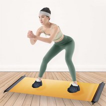 보보샵 다이어트 하체운동 쭉쭉이 슬라이딩 전신운동 홈트레이닝 슈즈증정, 블랙