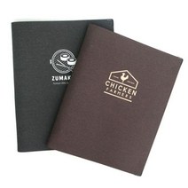 통가죽 바인더 메뉴판 A4 카페 식당 4종, 통가죽 브라운다이오 바인더메뉴판