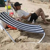썬베드 해변의자 피크닉 테라스벤치 카페야외의자 파라솔루프탑 선배드 야외 경량 접이식 침대 일광욕 의자, 한개옵션1, 한개옵션0
