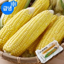 다온푸드 [신선한] 국내산 냉동 초당옥수수 1팩(2개입)/특사이즈 17~20cm, 단품없음