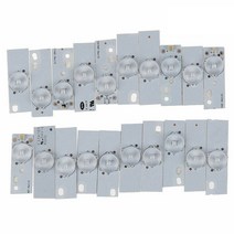 Liyun LED TV 수리용 3V SMD 램프 비즈 광학 렌즈 필터 포함 Led 라이트 스트립 부품 액세서리 상단 20 개 SL0721, 하나, 맑은