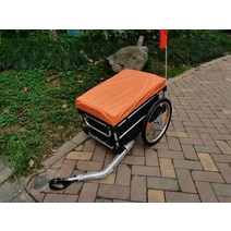 자전거 트레일러 웨건 연결장치 2022 어린이 아동 유아용 애완용 캐리어 리어카 자전거 트레일러는화물화물 트럭을 당깁니다 자전거 후면 트레일러 자전거 트레일러 트레일러 여행, 주황색