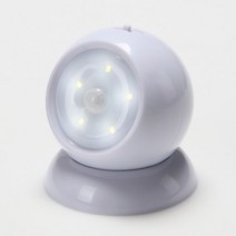 일신전기조명 JH 무선 LED 센서등 360도 회전 주광색 AAAx3개