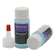 실리콘립브러쉬 안지워지는립스틱 RORSPen 영구 메이크업용 블루 젤 눈썹 입술 미용 보조 문신 케어 1.2OZ, 2.10PCS