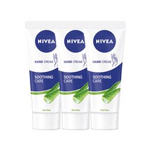 니베아 핸드 수딩 케어 알로에베라 75ml X 3 추천, 핸드크림 수딩 케어 알로에베라