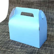 선물상자 쿠키상자 마카롱 머핀 포장상자, 57. 블루 선물상자 (중), 1장