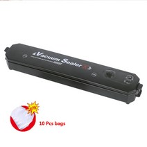 밴드실러 진공 포장 비닐 자동 수동 포장기 기계 업그레이드 된 기 버전 식품 220v 가정용 식품, 검은 색, 우리를