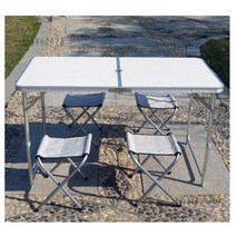 접이식 테이블 피크닉 여행 휴대용 캠핑 글램핑 초경량, 120x60cm 4 pcs5