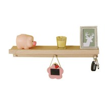 철물코리아 워너비 인테리어 무지주 벽선반, 600L형무지주선반-오크