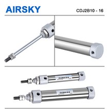 유압실린더 CDJ2B 공기 실린더 복동 싱글로드 미니 스트로크 5 20, 06 Stroke 30mm_01 Bore 10mm