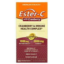 아메리칸헬스 이스터C 크랜베리 90베지정 American Health American Health Ester-C with Cranberry 90 Vegetarian Tablets