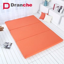 뜨란채 3 5단 접이식매트리스(초특가행사!) 쇼파베드, 생활방수 오렌지