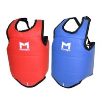 무스포 BORN 양면호구 보급형 (청+적) 태권도 몸통보호대, 청홍 양면