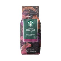 스타벅스 원두 에스프레소 로스트, 홀빈(분쇄안함), 250g, 1개