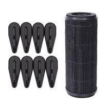 Xiaomi 자동차 공기 청정기 필터에 대 한 10PCS 유니버설 EVO 스타일 ABS 지붕 상어 지 느 러 미 스포일러 날개 키트, [01] Black