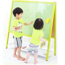 [바보사랑] 선영 커커이젤 유아용 칼라보드 600X1000 판600X600, 화이트 (프레임 화이트)