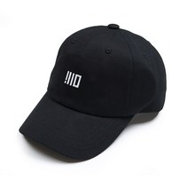 언아더 자수로고 블랙 볼캡 by-b0002