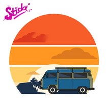 캠핑카 꾸미기 악세사리 스티커 캠퍼 여행 범퍼 애니메이션 자동차 스티커 van for Bicycle 오토바이 액세서리 노트북 헬멧 트렁크 벽 스티커, 캠핑카 여행8, 25cm