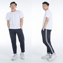 네이비 화이트라인 생활복 하의(남자)