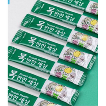 목편한세상 환절기 목감기 기침 편도 인후통 미세먼지 목관리 기관지 영양제 국내산 도라지 더덕 모과, 2박스 60포